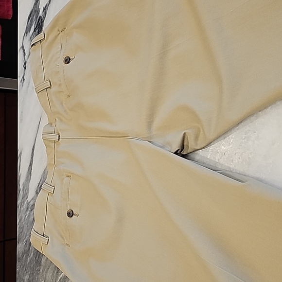 St. John's Bay Khaki Chinos 38x30 Classic Fit Worry Free Flat Front Work Comfort - Picture 5 of 6